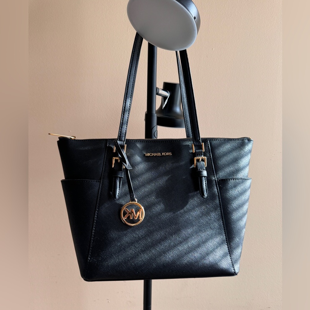 MICHAEL KORS saffiano leather tote
